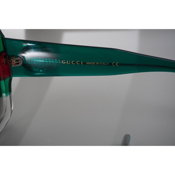 Gucci GG0178S square frame Tri-color design UV protection Luxury Trendy Designer - Picture 10 of 13